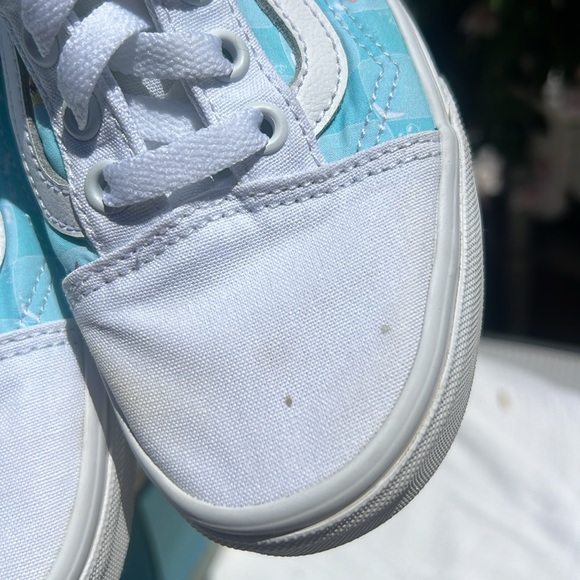 Vans Old Skool Spongebob Squarepants Lace Up Casual Shoes White Blue . UNISEX - Picture 9 of 17